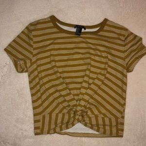 Yellow forever21 shirt